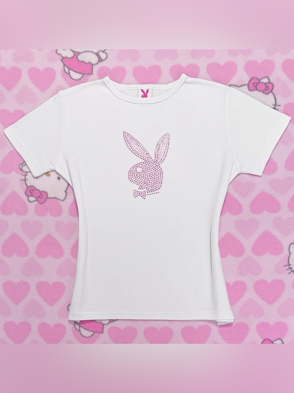 Playboy Rhinestone Bunny T-Shirt